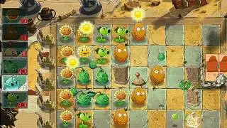 Plants vs Zombies 2 - Ancient Egypt - Day 7 - Star 1 Walkthrough