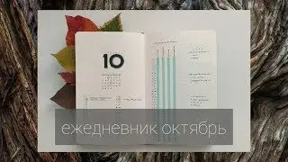 Bullet journal Октябрь // Минимализм в развороте 2019