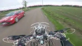 Driving a motorbike on drugs