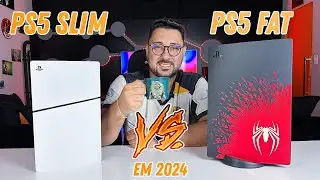 QUAL PLAYSTATION 5 COMPRAR EM 2024? PS5 FAT OU PS5 SLIM? DIFERENÇAS E REVIEW