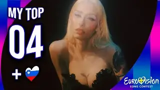 Eurovision 2024 - My Top 4 (So Far) NEW: 🇸🇮