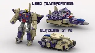 LEGO TRANSFORMERS Blitzwing G1 V2 By BX Brix