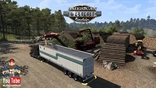 American Truck Simulator - Arkansas DLC neue Be - & Entladekonzept Hackschnitzel