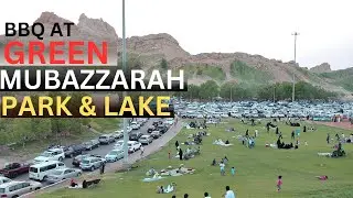 Green Mubazzarah Park  | Cold Weather and BBQ | Al Ain Adventure | Tourist Attractions in Al Ain |