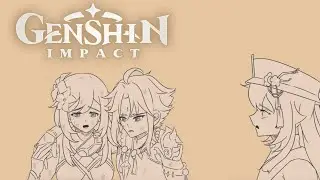 [Genshin Impact Yantao Comic Dub] Short post-perilous trail comic what-if version by leanne11_a