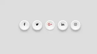 Social Media Icons | Social Media Icons 3D Effetcs Social Media Hover 3D Effects using HTML and CSS
