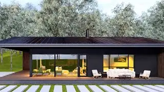 A Modern and Stylish House. Inside Black Wooden House Where Modern Meets Minimalism (House tour)