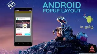 How to create popUp menu in Android|PopUpMenu Clear Explanantion|Android Tutorial in Tamil|Codeplays