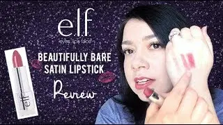 ELF Beautifully Bare Satin Lipstick 