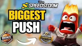 Getting Anger from Bronze to ULTIMATE CHAMPION in One Push | Disney Speedstorm