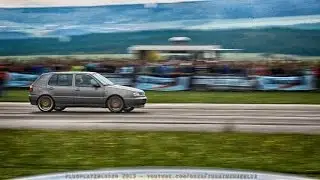 Flugplatzblasen 2013 HD: VW Golf 3 VR6 Turbo vs VW Golf 5 GTI