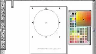 CorelDraw 8 for mac -color palette tones popup