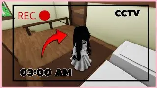ACIL DEMON DAN ANGEL MELIHAT HANTU ANAK PEREMPUAN DI CCTV JAM 3 PAGI - Roblox Roleplay