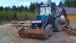 23 февраля. Ремонт мтз -82 запуск после простоя.