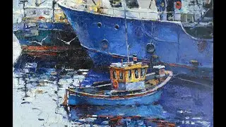 Жизнь лодок (Life of Boats) Картины художника Алексея Зайцева