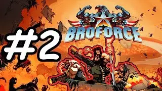 Прохождение Broforce #2 Stealth Tank!