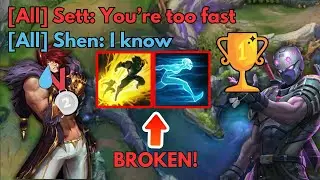 Sett Got Surprised By The Ancient Technique of Ghost + Flash - How to play against Sett with Shen