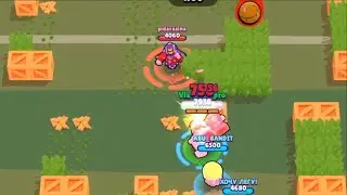 Какой-то бой в brawl stars (смешные моменты