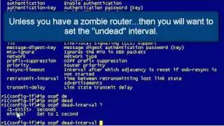 OSPF Timers - Hello and Dead Intervals Lab