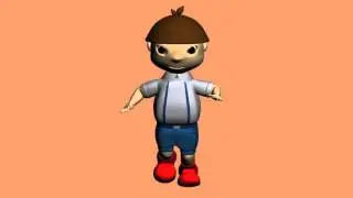 3D Character Walk Cycle Modelling