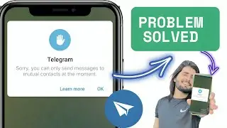 sorry you can only send messages to mutual contacts at the moment | problem solved