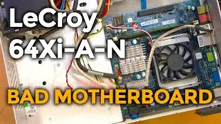 LeCroy WaveRunner 64Xi-A-N Oscilloscope Upgrade Attempt (a bit rambly, but it shows a full teardown)