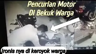 Pencurian motor, Bocah di bekuk warga