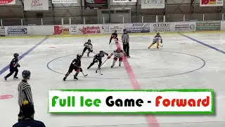 My First Full Ice Hockey Game Highlight - Forward Blue #97 - Sweden Hockey Camp - U8/9 - 8 years old
