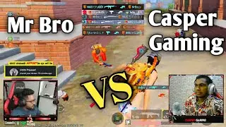 Mr bro Vs Casper Gaming | New Fight | Hot Drop Battle | Pubg Mobile Sinhala