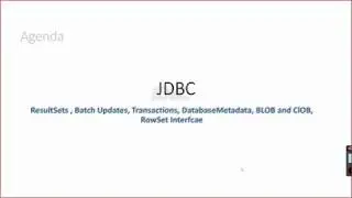 Java ResultSets , Batch Updates, Transactions, DatabaseMetadata, BLOB and ClOB, RowSet Interface