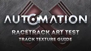 2D Racetrack Texturing Basics Guide & Automation Art Test