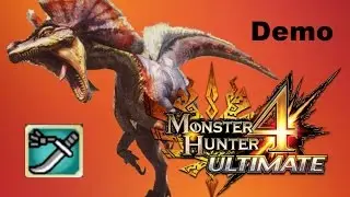 Monster Hunter 4 Ultimate - 3DS English DEMO Multiplayer - Great Jaggi Long Sword