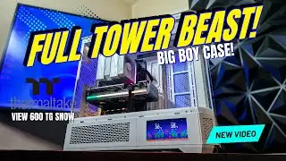 Thermaltake View 600 TG Snow Full Tower PC Case Review 