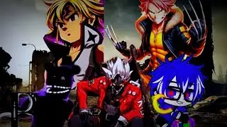 algunos personajes reaccionan al rap de los anti héroes del multiverso 