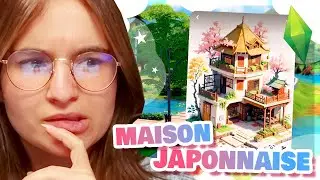 ☾ J'essaye de construire une maison JAPONNAISE 🤔 - SIMS 4 ☽