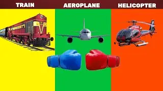 Train vs aeroplane vs helicopter ? #train #aeroplane #helicopter #shorts #facts #video #olympics #pt