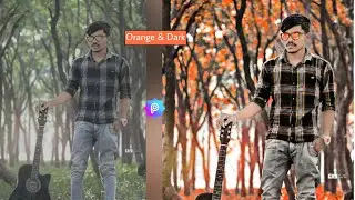 Picsart Editing Change Background Colour || Picsart Orange Moody Editing Tutorial