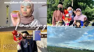 (new) finally graduated! 👩🏻‍🎓 ft skincare routine|malaysia | #scarlettwhitening #convo #vlog