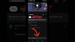 What happened to the YouTube comment section? Before it used to be up, and now it’s down. Part 2