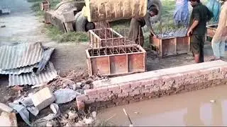 Deck slab concrete work Flyover Walton Road Lahore #2024 #civilwork