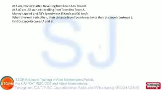 Time Speed and Distance-Unit Transfer Method Part 3/50