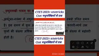 CTET-2023। ।🔥मधुमक्खियों से प्रश्न🔥।।ctetnewstoday। ।ctettricks।।cbt test।।ctetexamdate।