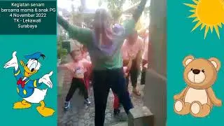 Senam bersama mama dan anak PG TK - Likawati Surabaya #senambersama