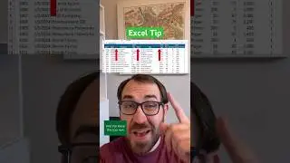Lock the top row in place in Excel #excellifehacks #exceltips #spreadsheet