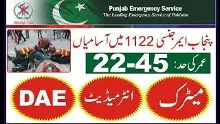 Rescue 1122 Jobs May 2021 | Sultan Sulahudin |  How To Apply Online |
