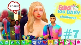 Rompemos una familia LOCURA😈🤰 Los Sims 4 100 Baby Challenge #7