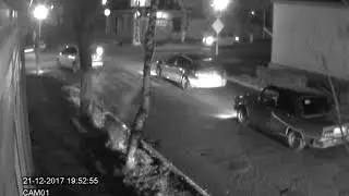 ДТП в Лабинске 21.12.2017, ул. Ленина - Пушкина