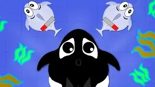 КАСАТКА ПОЖИРАЕТ АКУЛ, ЭВОЛЮЦИЯ ЖИВОТНЫХ! | Mope.io