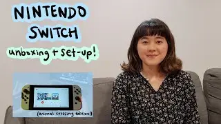 Nintendo Switch Unboxing and Setup - Animal Crossing Edition!