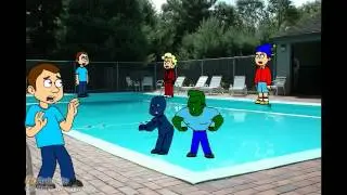 Zombie and Squid Get Banned From The Pool